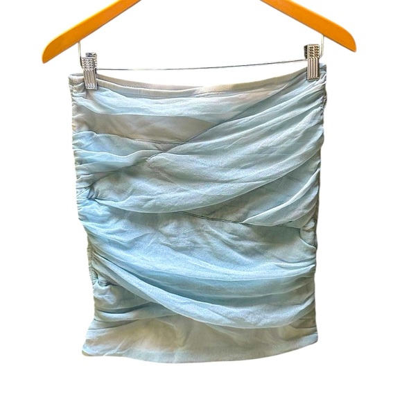 Free People Ruched Tube Top | Color Ice 
Size M - Picture 4 of 8